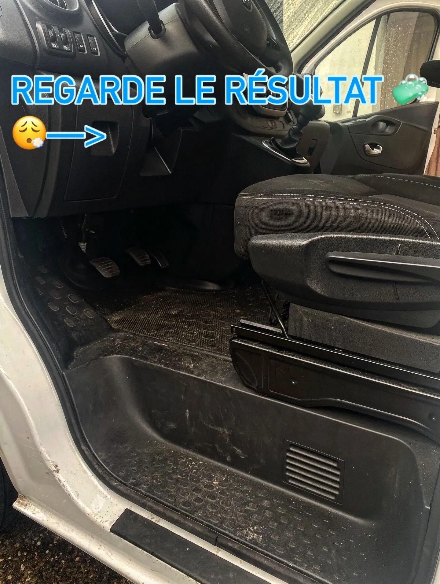 Renault Trafic : avant nettoyage par Letzy Clean